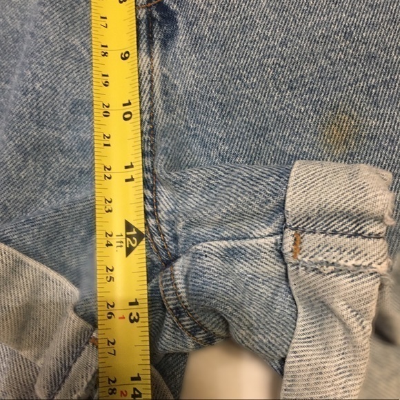 LEVI's Vintage Orange Tab 954 Denim Jeans Shorts - Picture 6 of 16